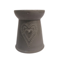 Aroma lampa se srdíčkem - šedá