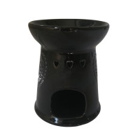 Aroma lampa se srdíčkem - černá