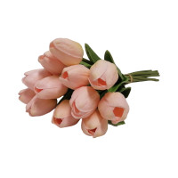 Pěnový tulipán (peach) - 12ks