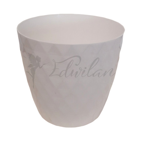 Bílý obal na květiny (Cristal 16)