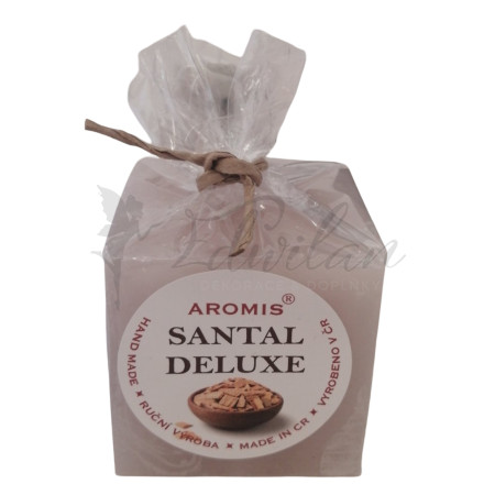 Svíčka kostka/4 knoty - santal delux