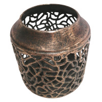 Designový kovový svícen
